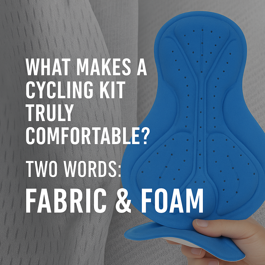 What Makes a Cycling Kit Truly Comfortable? Two Words: Fabric & Foam