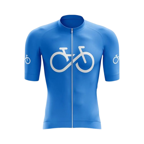 Bike Forever II Blue Cycling Jersey