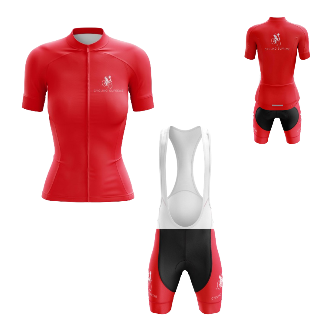 Women's Classic cycling kit with timeless design and breathable, flexible fabric for a comfortable ride | Cycling Supreme