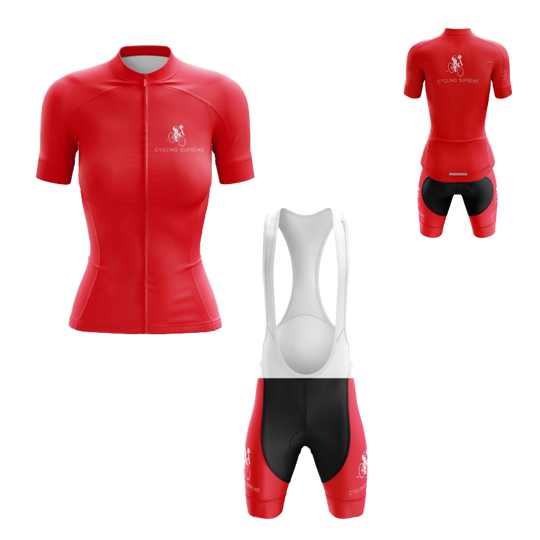Women's Classic cycling kit with timeless design and breathable, flexible fabric for a comfortable ride | Cycling Supreme