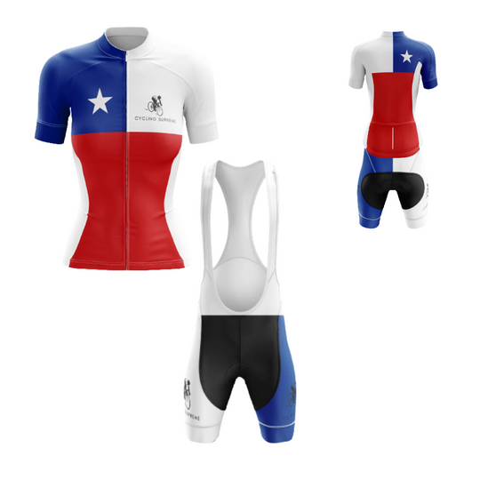 Chile Flag Women's Cycling Kit | Cycling Supreme