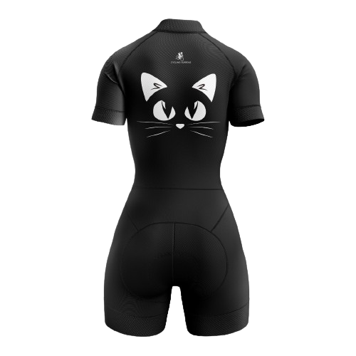 Black Cat Women's Triathlon Suit | Cycling Supreme