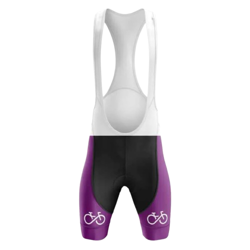 Bike Forever II Purple Bib Shorts