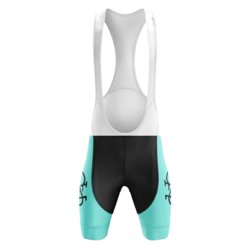 Bike Forever Cyan Bib Shorts