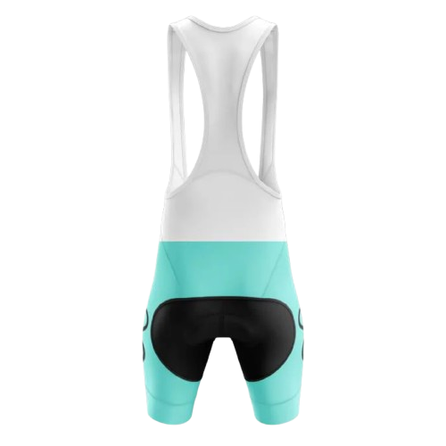 Bike Forever Cyan Bib Shorts