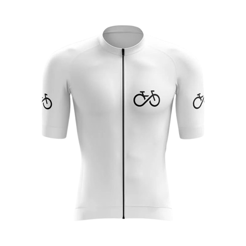 Bike Forever White Cycling Jersey