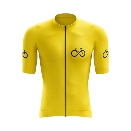 Bike Forever Yellow Cycling Jersey