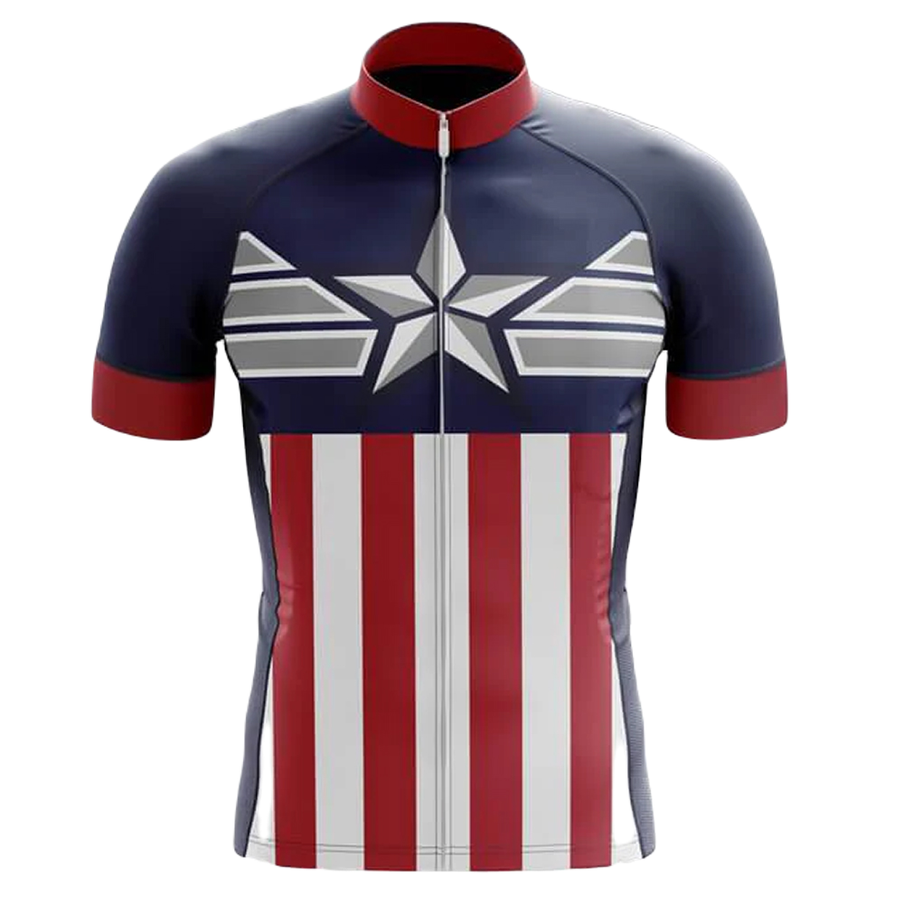 Captain America Cycling Jersey | Cycling Supreme