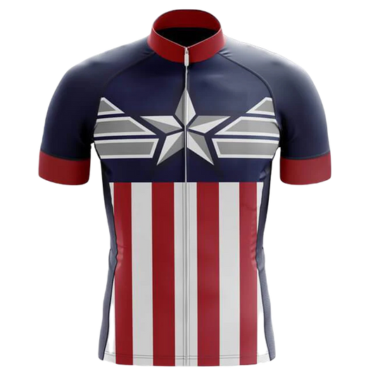 Captain America Cycling Jersey | Cycling Supreme