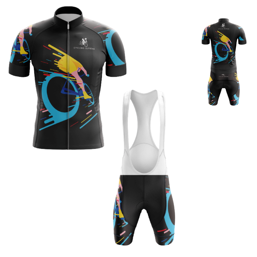 Men's Riders cycling kit featuring a dynamic design with breathable fabric to keep you comfortable and stylish on the road | Cycling Supreme