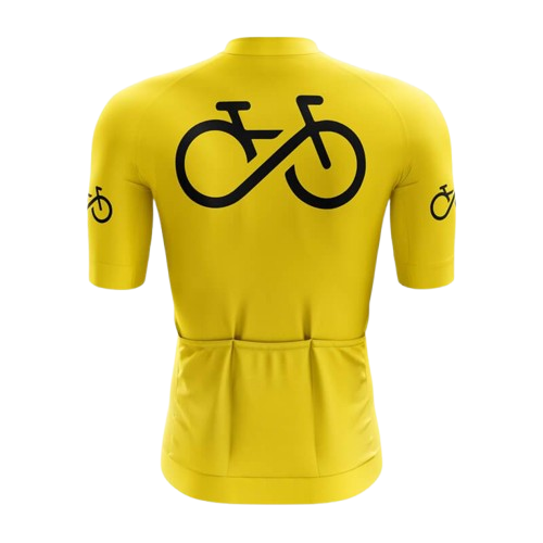 Bike Forever Yellow Cycling Jersey