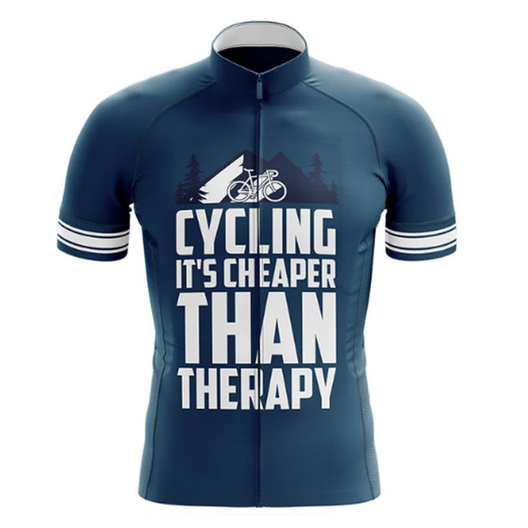 Cycling : Its Cheaper Than Therapy Cycling Jersey | Cycling Supreme