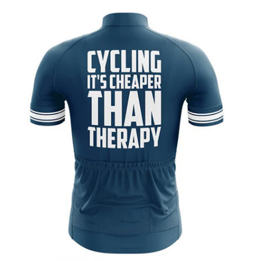 Cycling : Its Cheaper Than Therapy Cycling Jersey | Cycling Supreme
