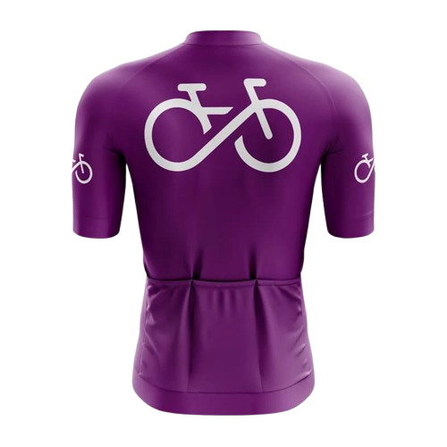 Bike Forever II Purple Cycling Jersey