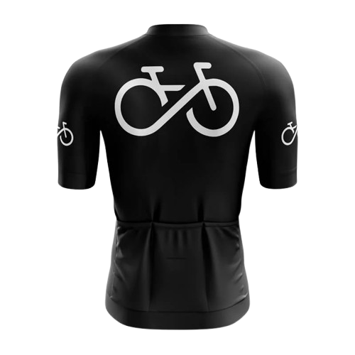 Bike Forever Black Cycling Jersey