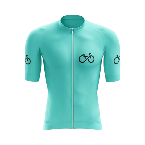 Bike Forever Cyan Cycling Jersey