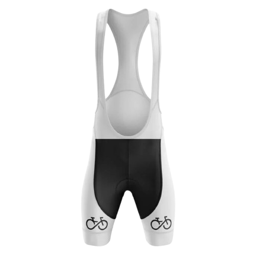 Bike Forever II White Bib Shorts