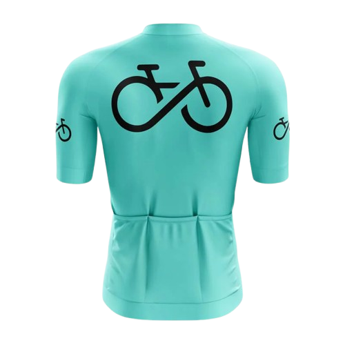 Bike Forever Cyan Cycling Jersey