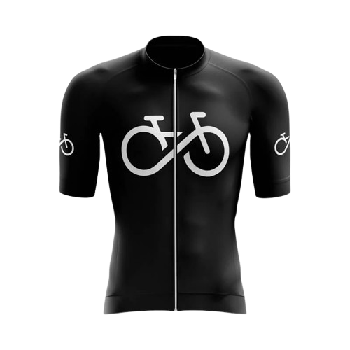 Bike Forever II Black Cycling Jersey
