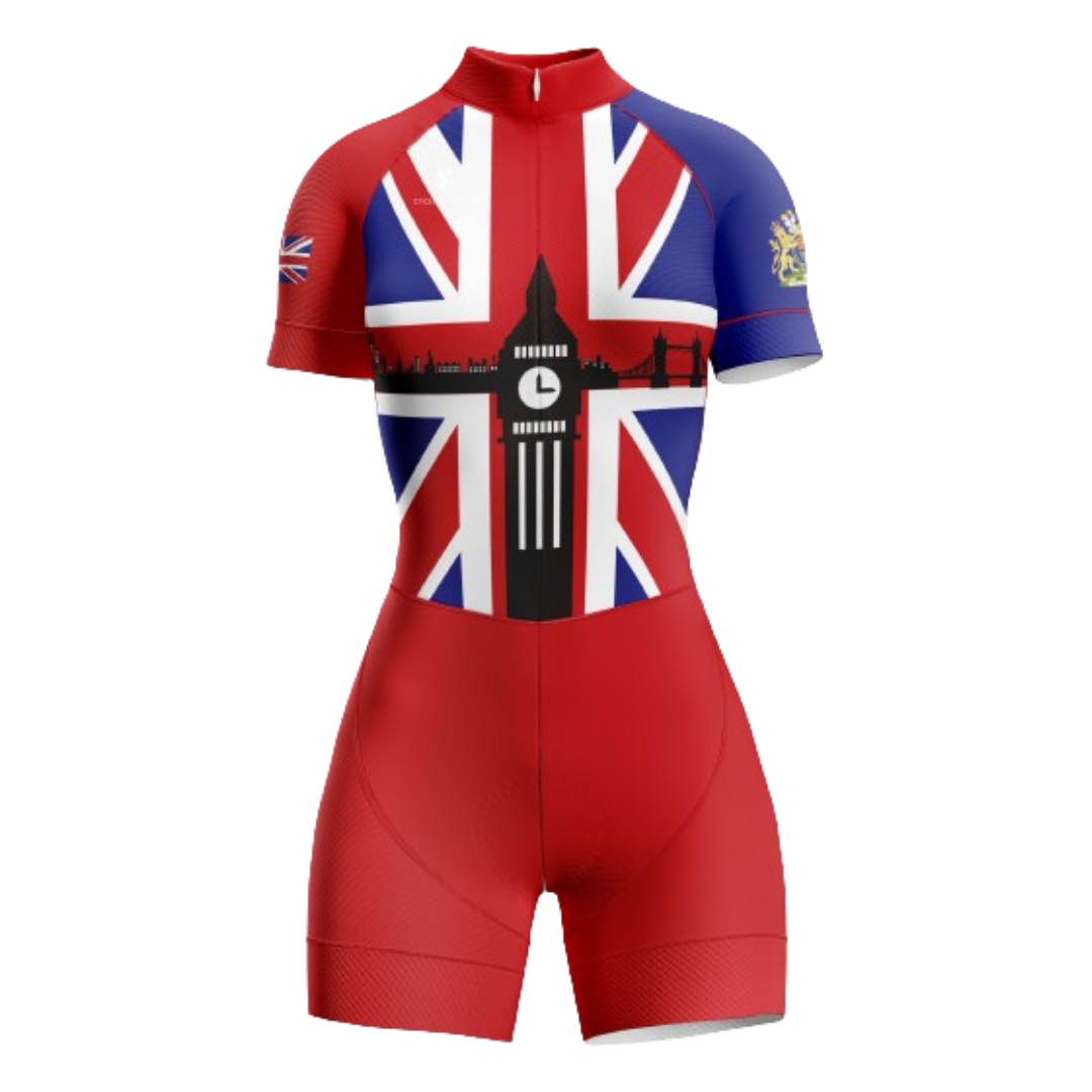 United Kingdom-themed women's triathlon suit. | Cycling Supreme