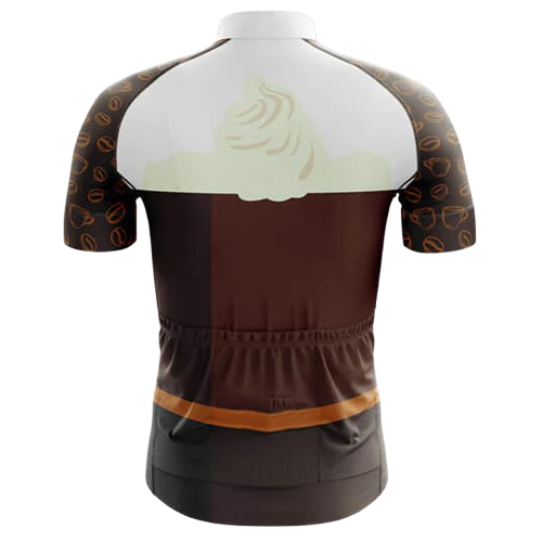 Rich and cozy cycling jersey with a mocha coffee theme. Perfect for caffeine-fueled riders. | Cycling Supreme