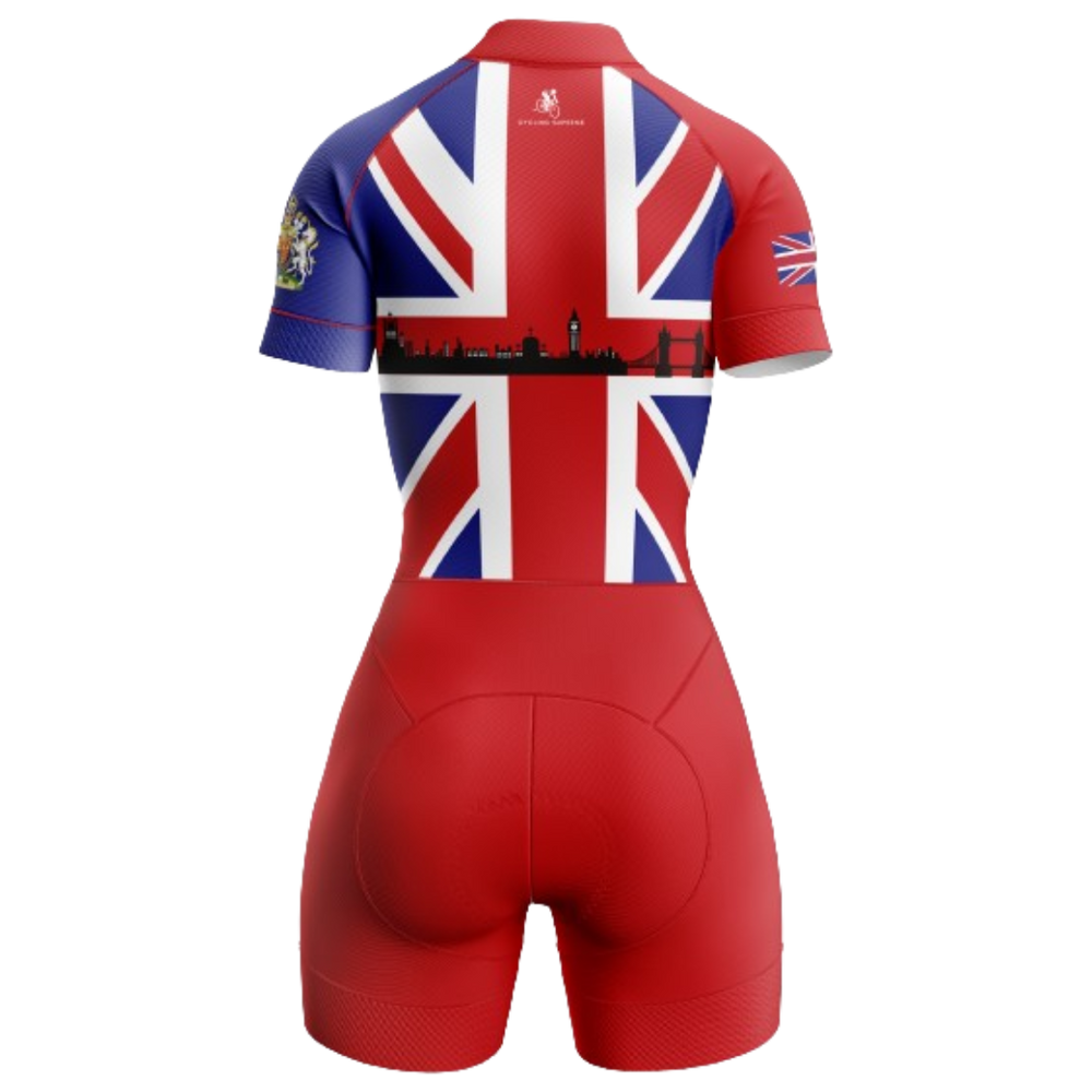 United Kingdom-themed women's triathlon suit. | Cycling Supreme