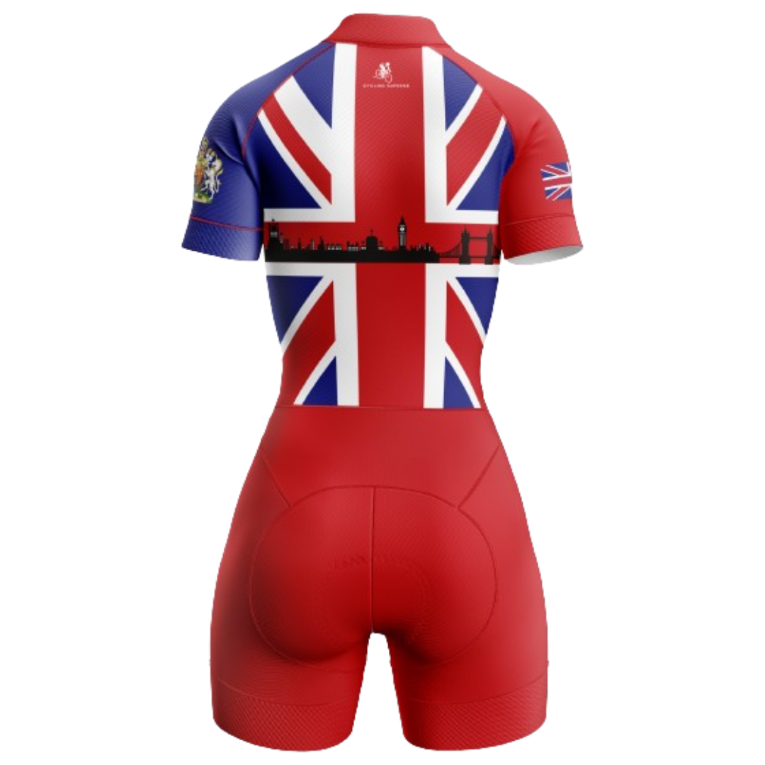 United Kingdom-themed women's triathlon suit. | Cycling Supreme