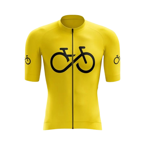 Bike Forever II Yellow Cycling Jersey