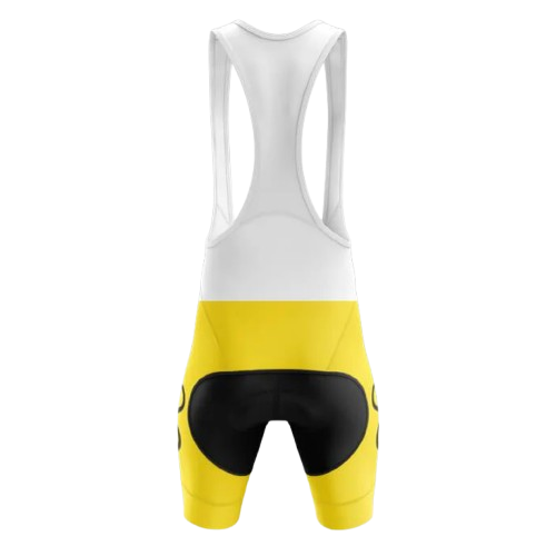 Bike Forever Yellow Bib Shorts