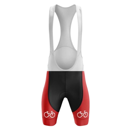 Bike Forever II Red Bib Shorts