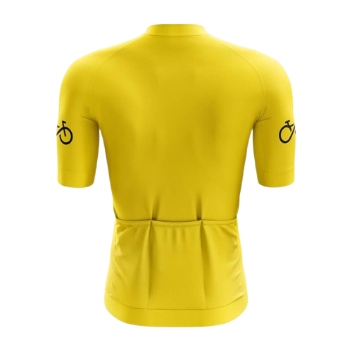 Bike Forever II Yellow Cycling Jersey