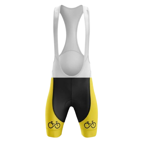 Bike Forever II Yellow Bib Shorts