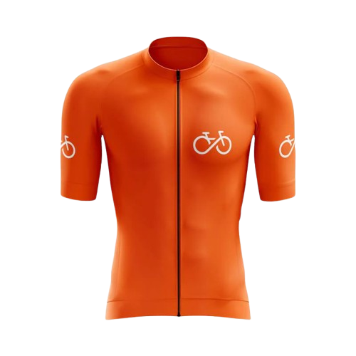 Bike Forever Orange Cycling Jersey