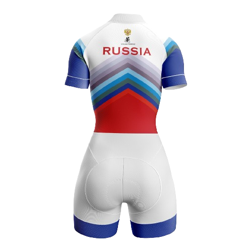 Russia-themed women's triathlon suit for national pride. | Cycling Supreme