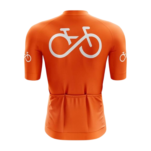 Bike Forever Orange Cycling Jersey