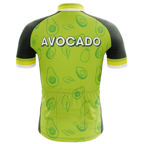 Second-edition avocado cycling jersey with a fresh new design and high-performance fabric.