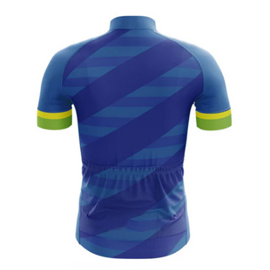 Unique and breathable cycling jersey with the phrase "Miles Per Gallon." Designed for fuel-efficient pedal | Cycling Supreme power.