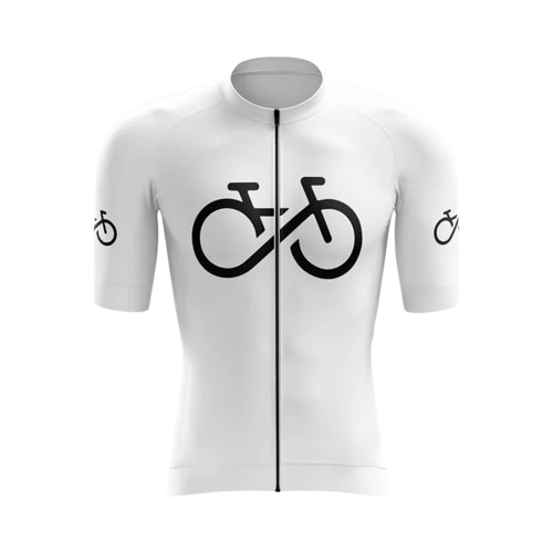 Bike Forever II White Cycling Jersey