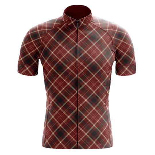 Checkered V Cycling Jersey