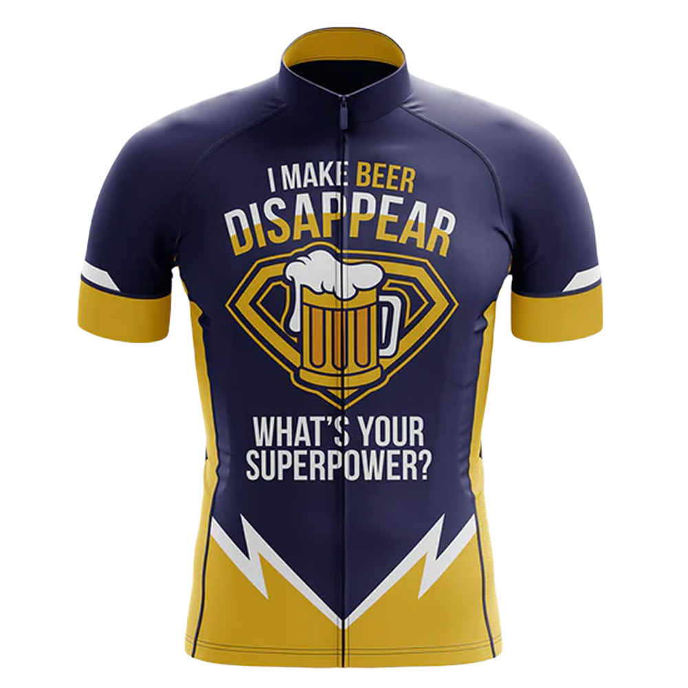I Make Beer Disappear Cycling Jersey | Cycling Supreme