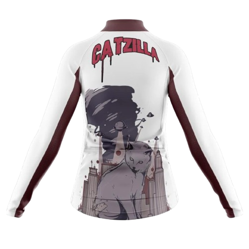 Catzilla Long Sleeve Cycling Jersey For Women | Cycling Supreme