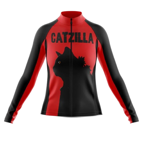 Catzilla II Long Sleeve Cycling Jersey For Women | Cycling Supreme