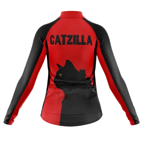Catzilla II Long Sleeve Cycling Jersey For Women | Cycling Supreme