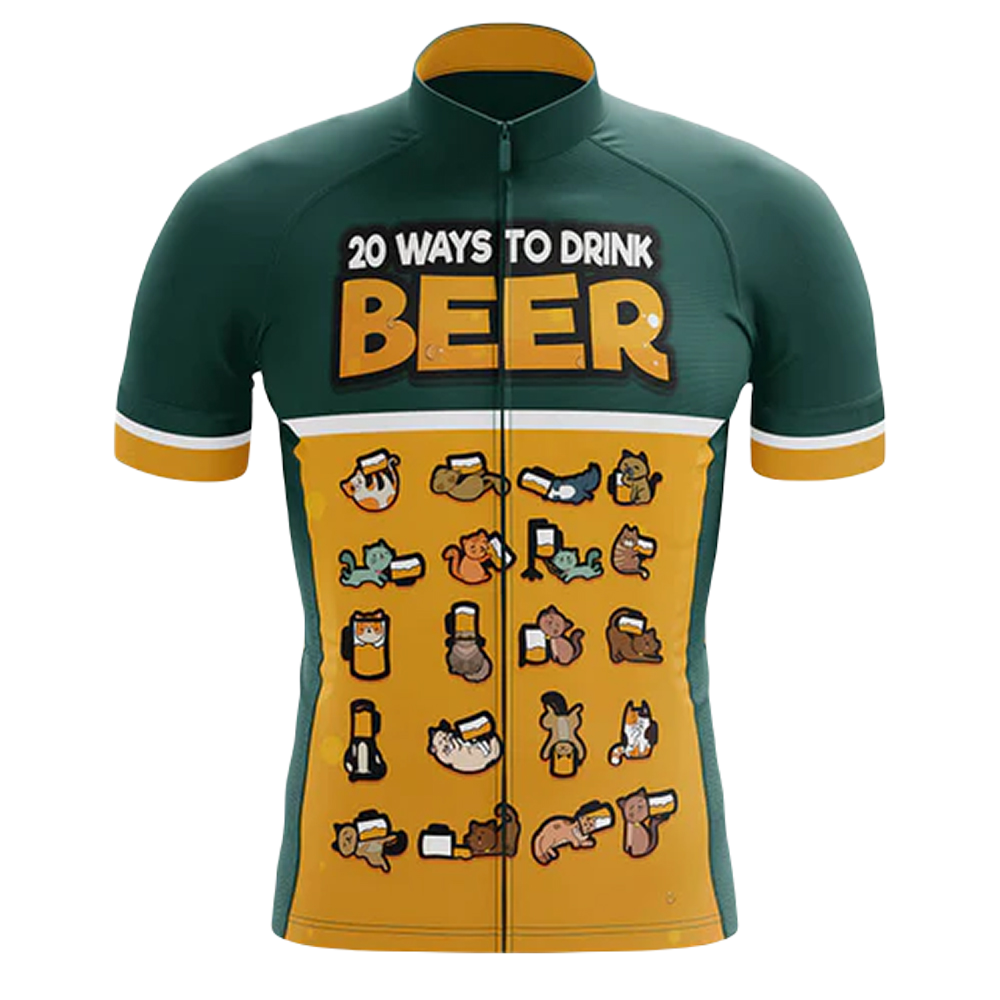 20 Ways To Drink Beer Cycling Jersey | BOUYGUES