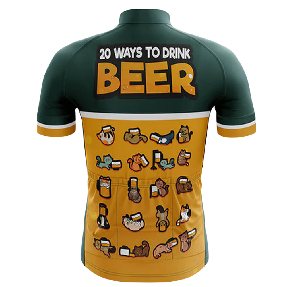 20 Ways To Drink Beer Cycling Jersey | BOUYGUES