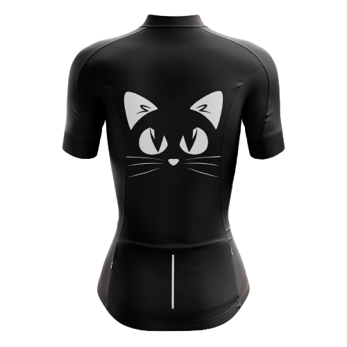 Black Cat Women's Cycling Jersey | Cycling Supreme