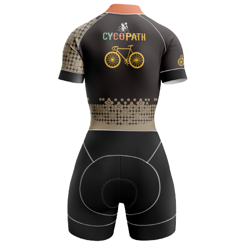 "Cycopath" themed women's triathlon suit for avid cyclists. | Cycling Supreme