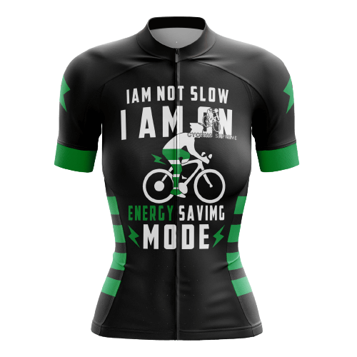 Cycling Jersey I Am Not Slow, I Am On Energy Saving Mode Womens
