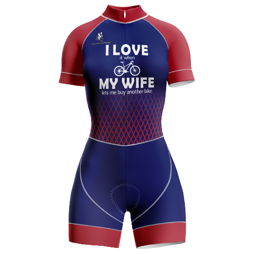 Triathlon Suit I Love My Wife Womens