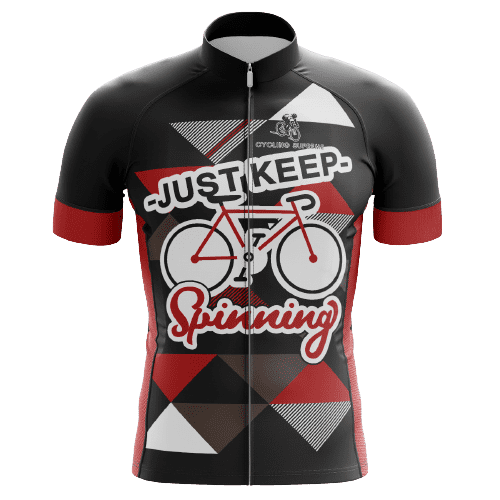 Cycling Jersey Just Keep Spinning Mens